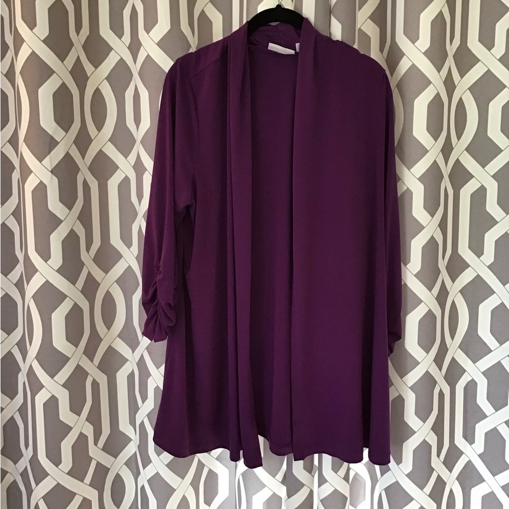Susan Graver open front cardigan
